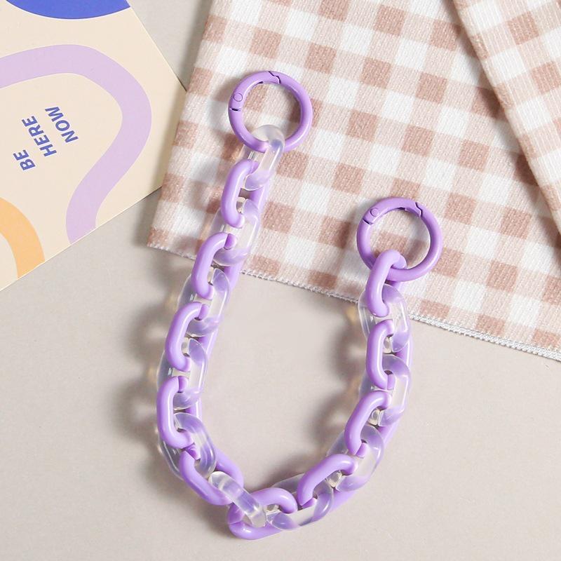 Colorful Chain Link Connector Rings for Jewelry Making and Keychains - Cute DIY Spring Clasp Pendants and Bag Accessories