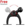 Universal Car Dashboard Cellphone Holder Base 17mm Ball Head Phone Support Stand Free Rotatable Car Phone Holder Base Accessory