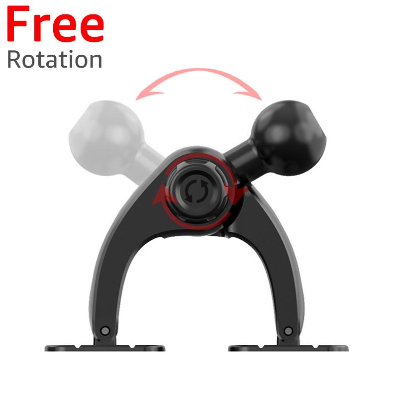 Universal Car Dashboard Cellphone Holder Base 17mm Ball Head Phone Support Stand Free Rotatable Car Phone Holder Base Accessory
