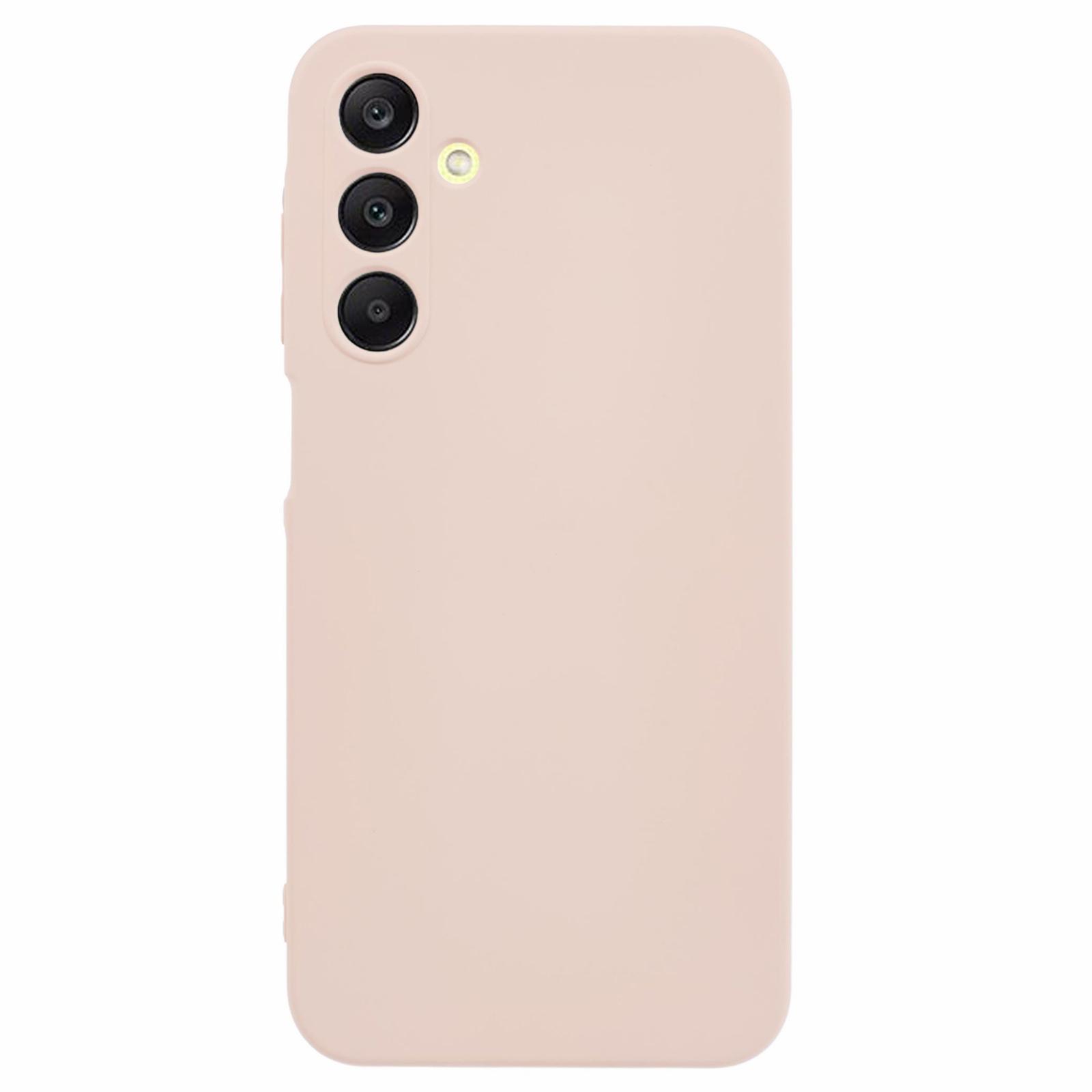 

AMORUS For Samsung Galaxy A15 4G/5G Case Precise Cutouts TPU Fiber Lining Shockproof Phone Cover