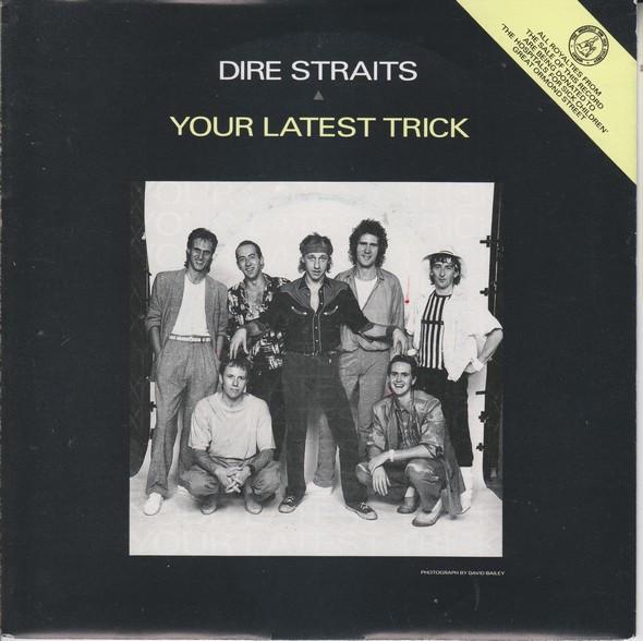 7inch Record DIRE STRAITS - Your Latest Trick DSTR13 Vertigo 1986 UK Rock Used