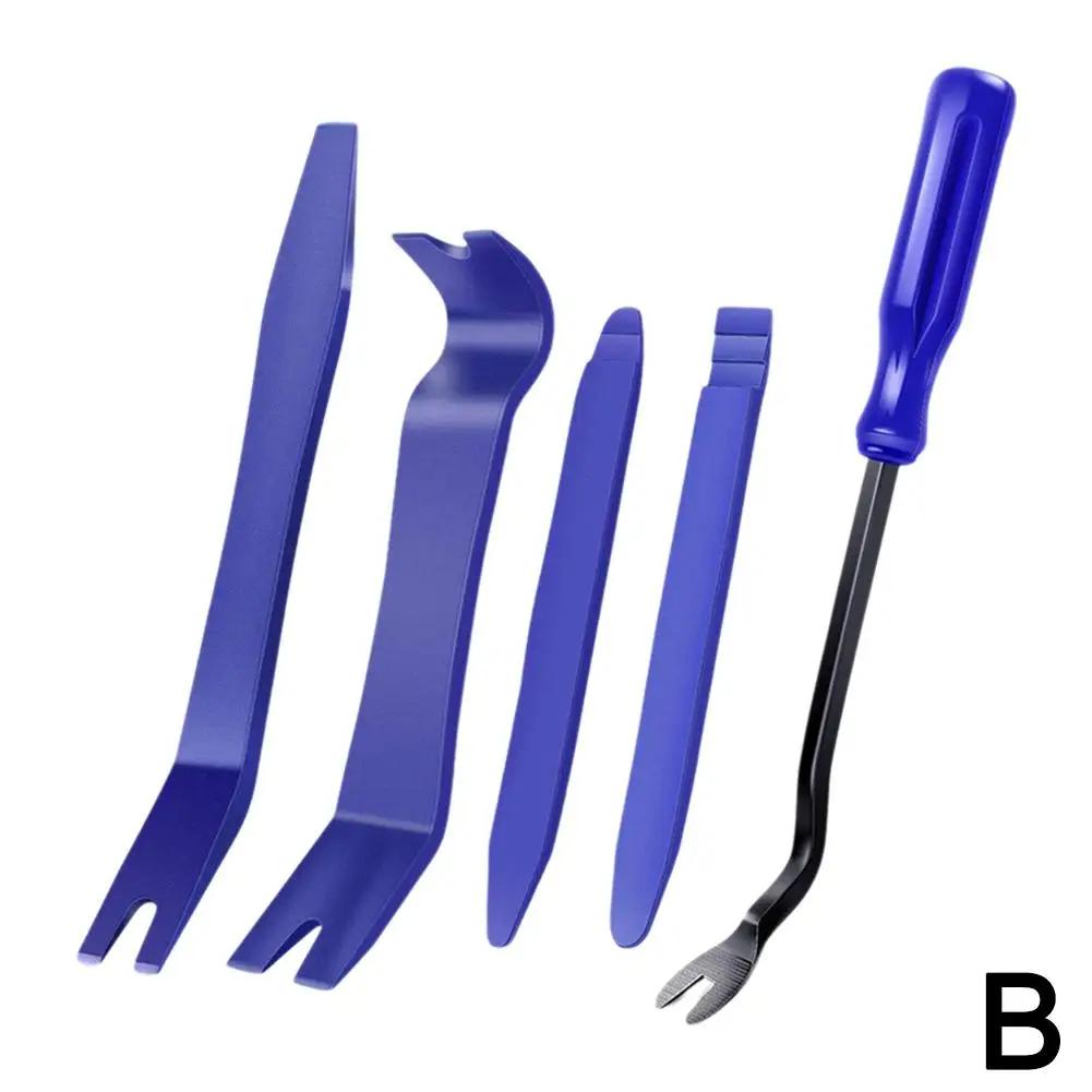 Kit d'outils de démontage automatique, kit en plastique, clip de porte de voiture, installateur de garniture, réparation de tableau de bord, kit de démontage radio, conversion de panneau audio P Z5B6