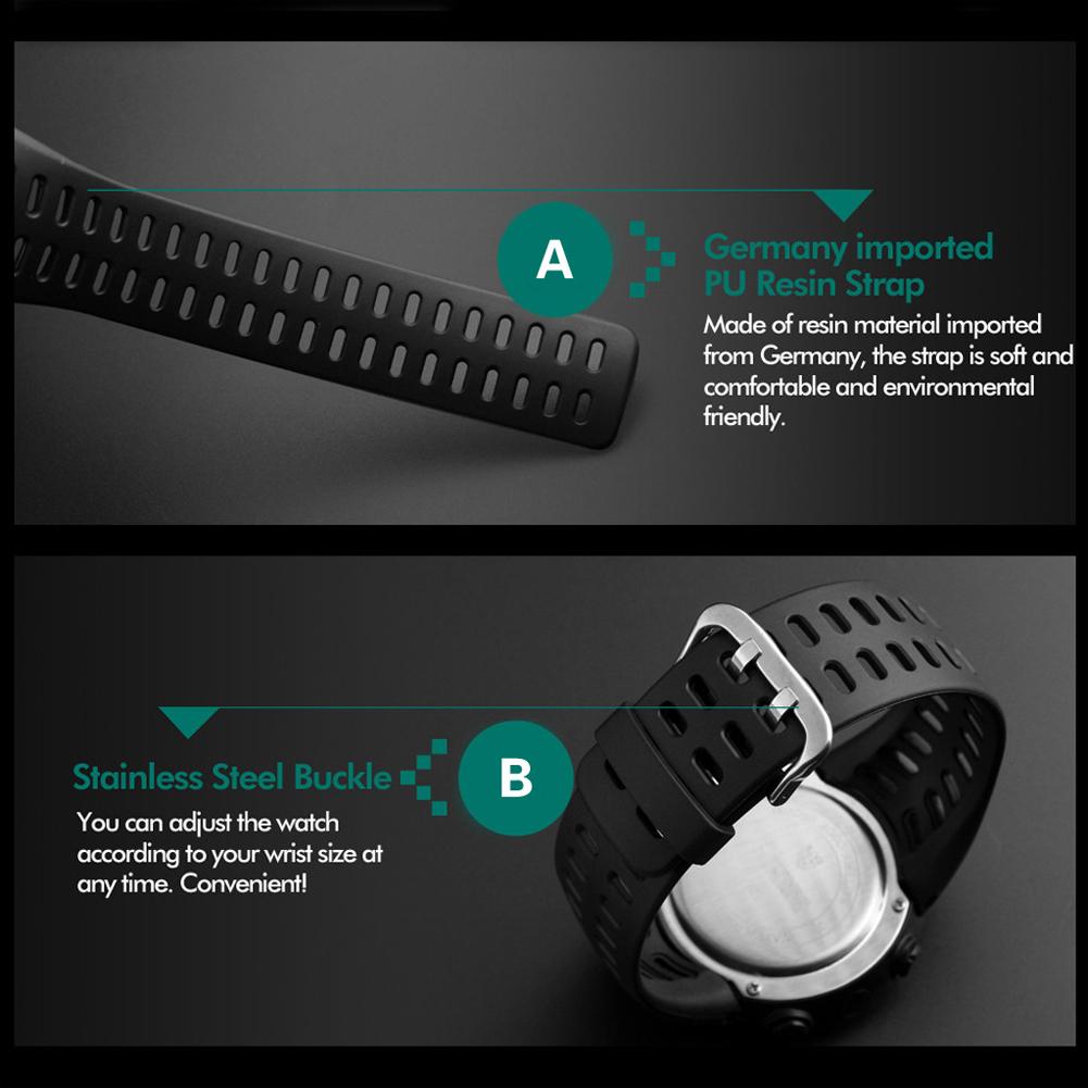 Fashion Electric Watch Large Screen Sports Multi-function Fashion Watch Men's and Women's Creative Sports Watch