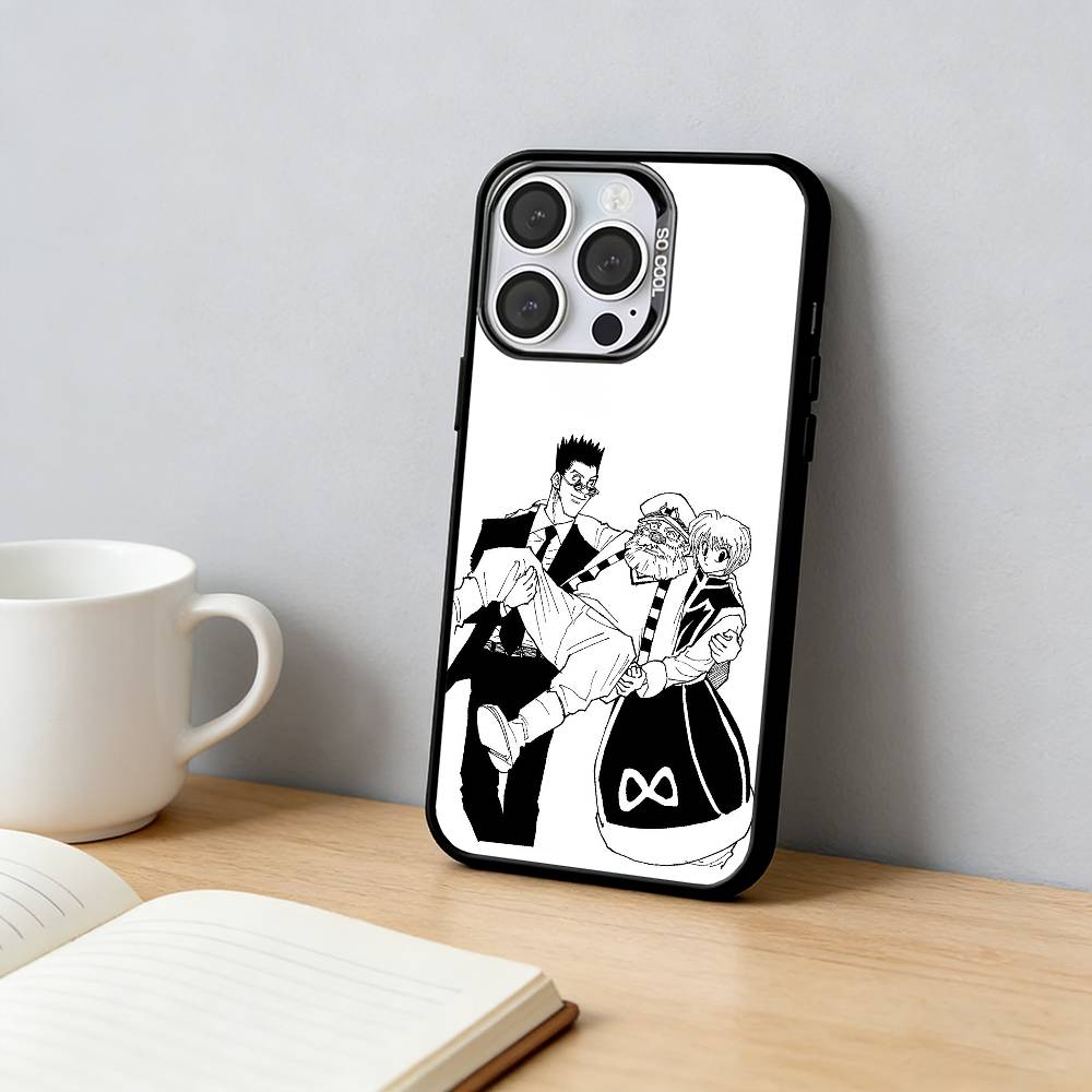 leorio & kurapika Phone Case For iPhone 17,16,15,14,13,12,11 Plus,Pro Max,XS,Colorful Silver Phone case Funda Cover