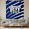 West Bromwich Albion Logo Design Patterned Tapestry Decorative Wall Hanging, Home Bedroom Living Room Decor