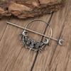 Trendy European Viking Retro Moon Raven Hairpin - Versatile Norwegian Style Party Accessory