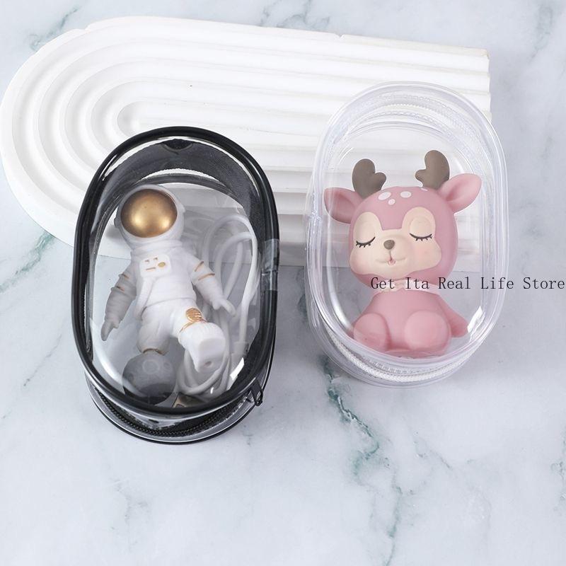 Italife Multiple Colors Mini Clear Ita Bag for 10cm Doll Women Small Itabag Accessories Girl Colorful Keychain Bag Display H348