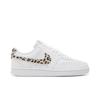 Chaussures Femme Court Vision Low 'Swoosh Léopard - Blanc' (tailles pour femmes) Chaussures de Skateboard Blanc / Sable du Désert / Noir DD9665 100