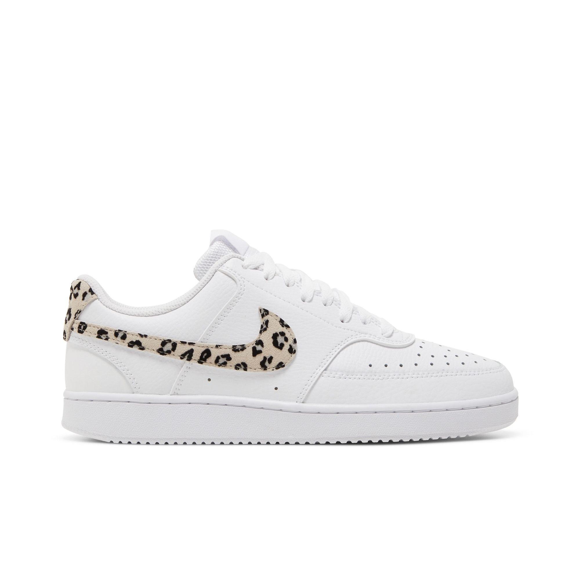 Nike Womens Court Vision Low `Leopard