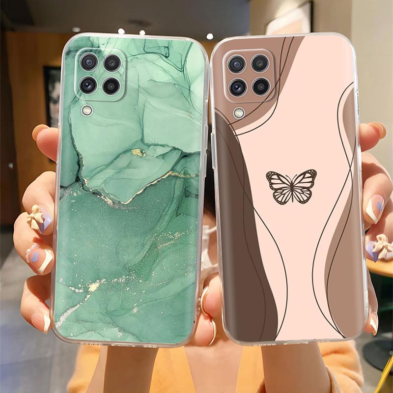 For Samsung M32 4G Case M325 SM-M325F Cover Cute Cartoon Painted Phone Soft Fundas For Samsung Galaxy M32 Bumper M 32 Protector