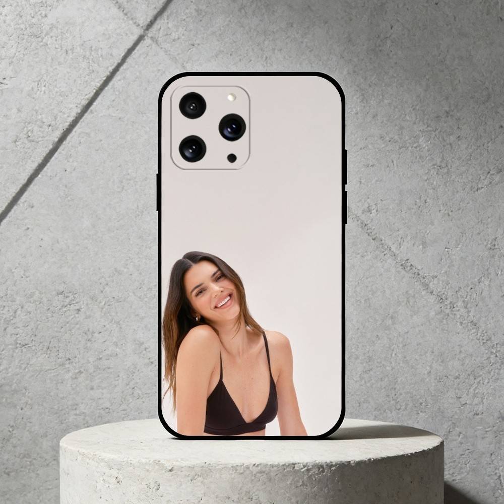 K-Kendall Jenner Phone Case Silicone black Soft For IPhone 17,16,15,14,13,12,11,SE,Plus Pro Max iPhone17