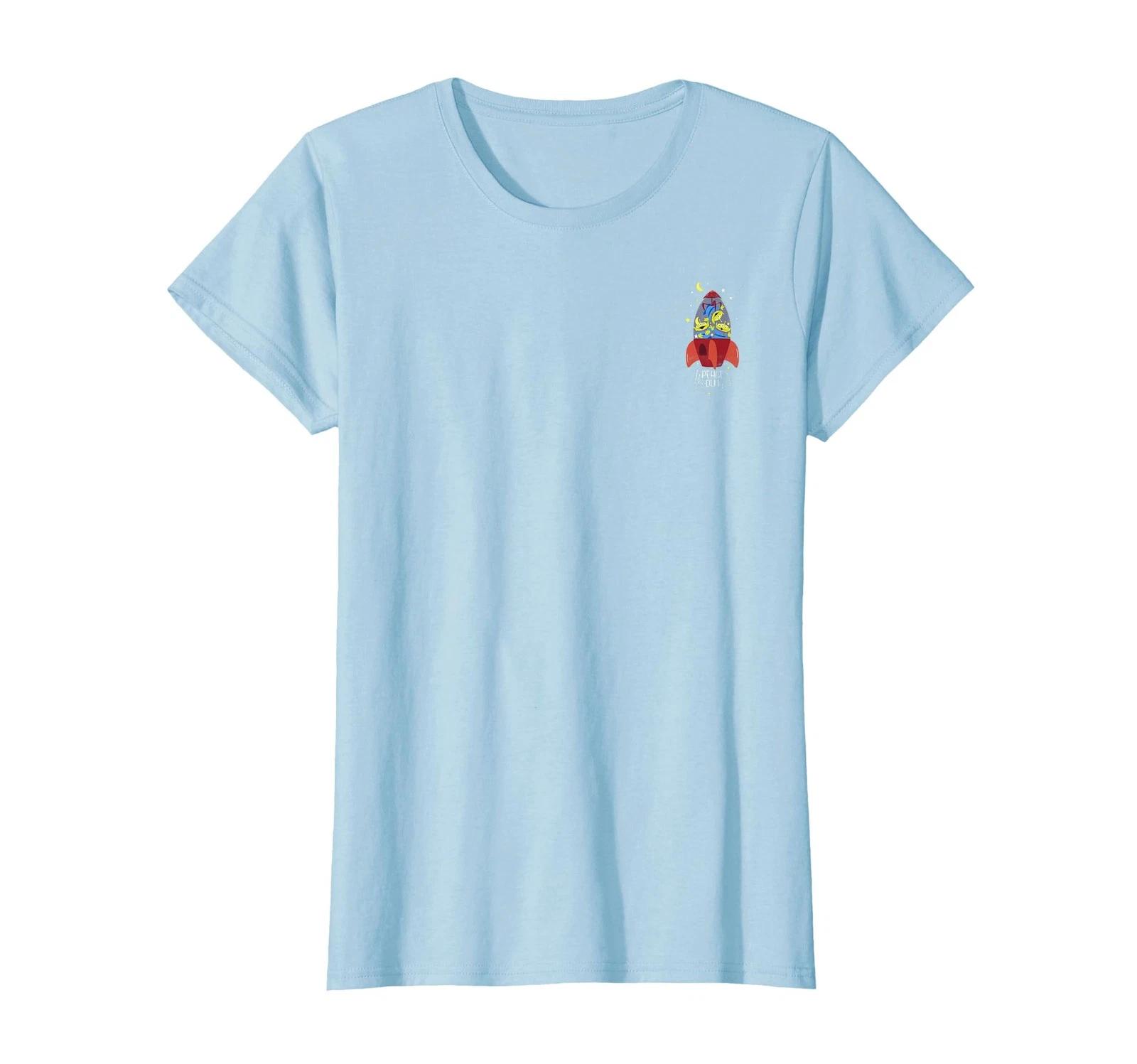 Disney Pixar Toy Story Pizza Planet Alien Rocket Left Chest T-Shirt_ M