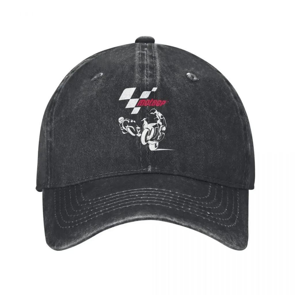 MotoGP Super Bikes Grand Baseball Caps Vintage Distressed Motorcycle Racing Pullover Headwear Unisex Women Outdoor Workouts Hats