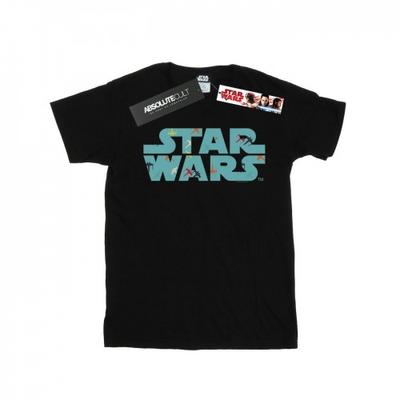 Erkek Retro X-Wing Desenli Logolu Tişört