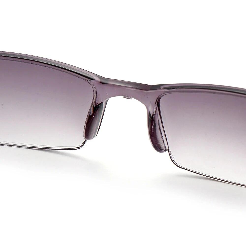 Light Resin Reading Glasses Half Frame Clear Lens 1 0 1 5 2 0 2 5 3 0 3 5 4 0 for Men Women Presbyopic Eyewear
