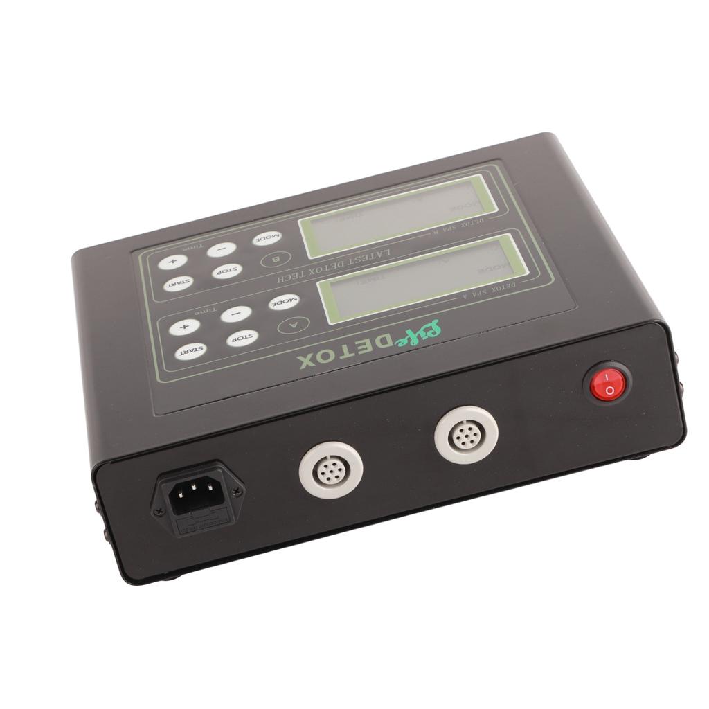 Lons Fußbadegerät Detox Fußbadegerät Gerät mit Armband Wartegürtel US-Stecker 110V
