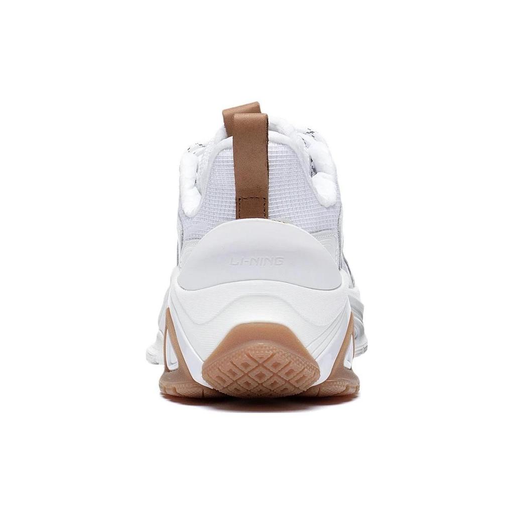 Li Ning Cat Paw ACE Trendy Slip Resistant Abrasion Resistant Low Top Sports Casual Shoes Men's White AZGS103-2