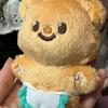Cartoon Cute Jointed Butter Bear Plush Doll Pendant 10Cm Cotton Soft Pendant Cute Bear Stuffed Animals Keychain Birthday Gift