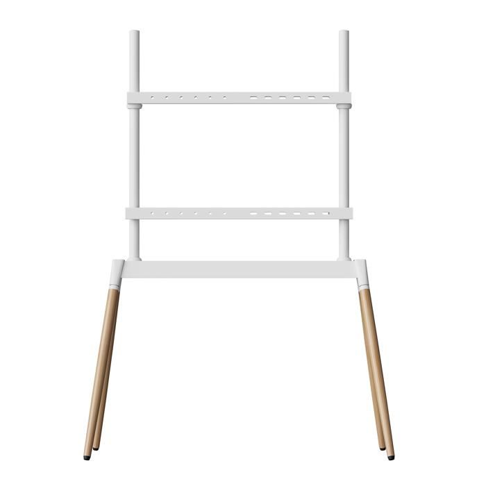 Soporte de TV Gembird TVS-86F-01-W Blanco/Madera 55-86" Gestión de cables integrada
