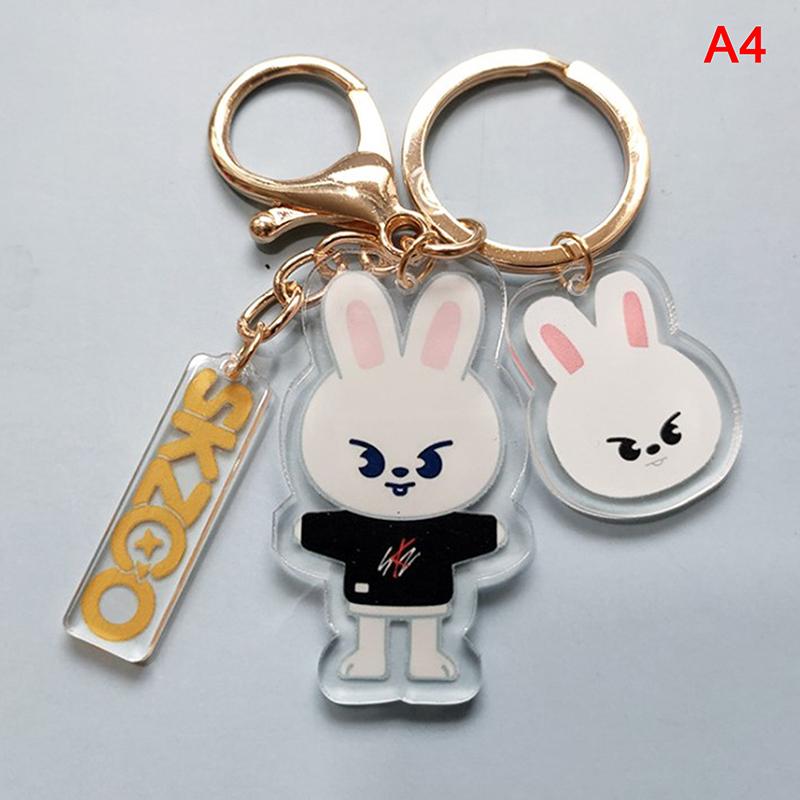 Lot De 2 Porte-Clés Stray Kids SKZOO - Porte-Clés Acrylique Fans Kpop - Cadeau Pour STAY - 9