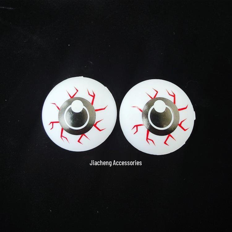 Halloween DIY Ghost Eye Prop: Colorful Bouncing Eyeball Accessory (2.3-4cm)
