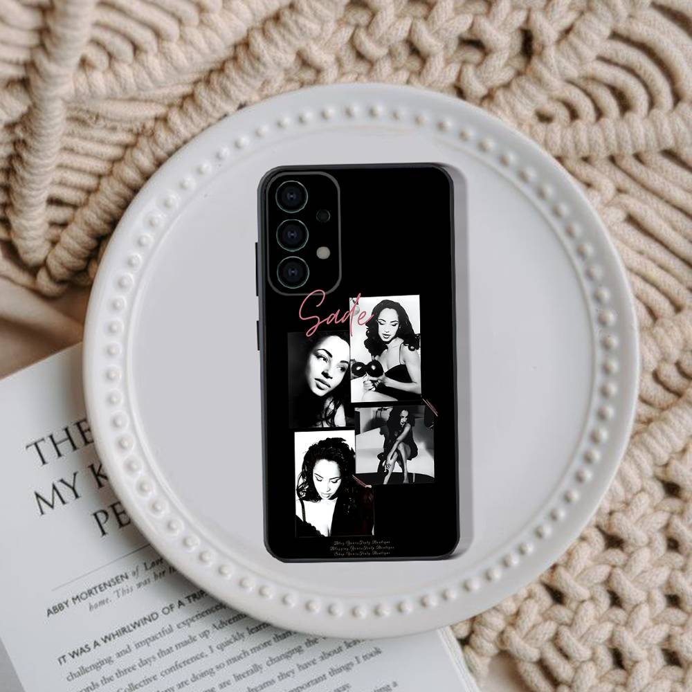 Sade Adu Love Deluxe Phone Case For Samsung Galaxy A73,30,32,72,51,53,52,71,22,5G,Note,J7,8,9 Soft Black Cover SamsungA01