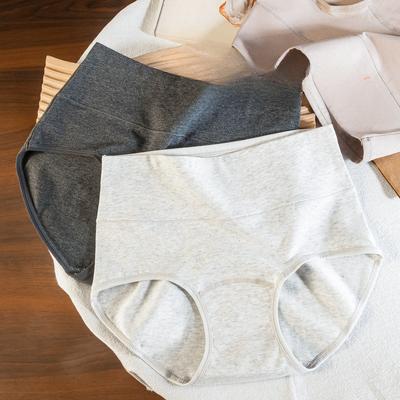 Women's Spring and Autumn 10A Breathable Anti Bacterial Cotton Crotch High Waist Panties