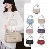 Geantă Crossbody din Nailon Hidrofob pentru Femei de Vârstă Mijlocie, Capacitate Mare, Multistrat, Geantă de Umăr Casual Versatilă.