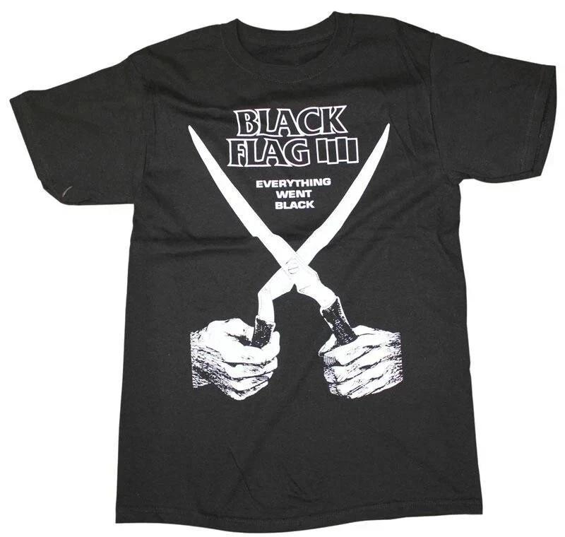 Black Flag Band T-shirt Everything went Black Album All Size XL