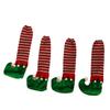 Christmas Cute Elf Table Leg Covers Chair Foot Covers Enhances the Holiday Spirit In Your Living Space