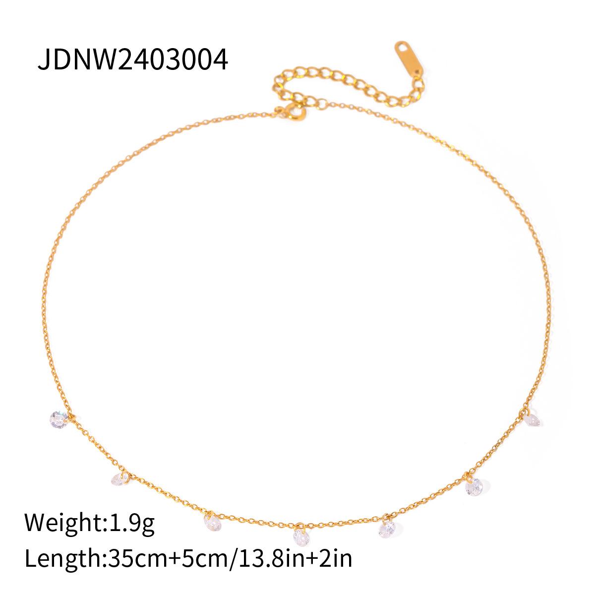 Wanxing stainless steel necklace new simple temperament hollow zircon love pendant jewelry