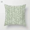 Exquisite Fresh Green Printing Pattern Cushion Cover for Home Living Room Sofa Decoration Pillow