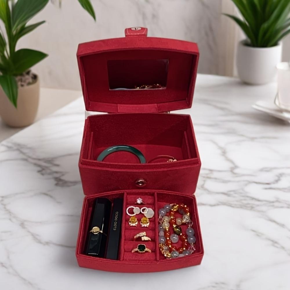 Fashionable Portable Travel Organizer Box Jewelry Display Case for Displaying Beads And Crafts