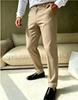 New Men's Business Casual Pants Straight Trousers Commuting Versatile Solid Color Trousers Men's Wholesale