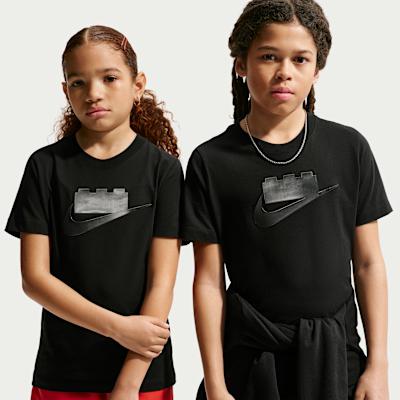 Nike X LEGO Kids T Shirts Crew Neck Moderate XS