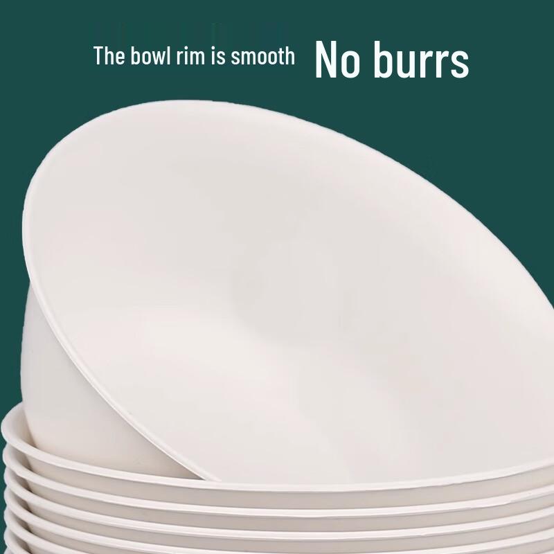 Verdickte Einwegschalen aus lebensmittelechtem Zuckerrohr-Fasermaterial