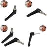 Adjustable Zinc Alloy Handle For Spinning Bike Non-standard Fastening Solution