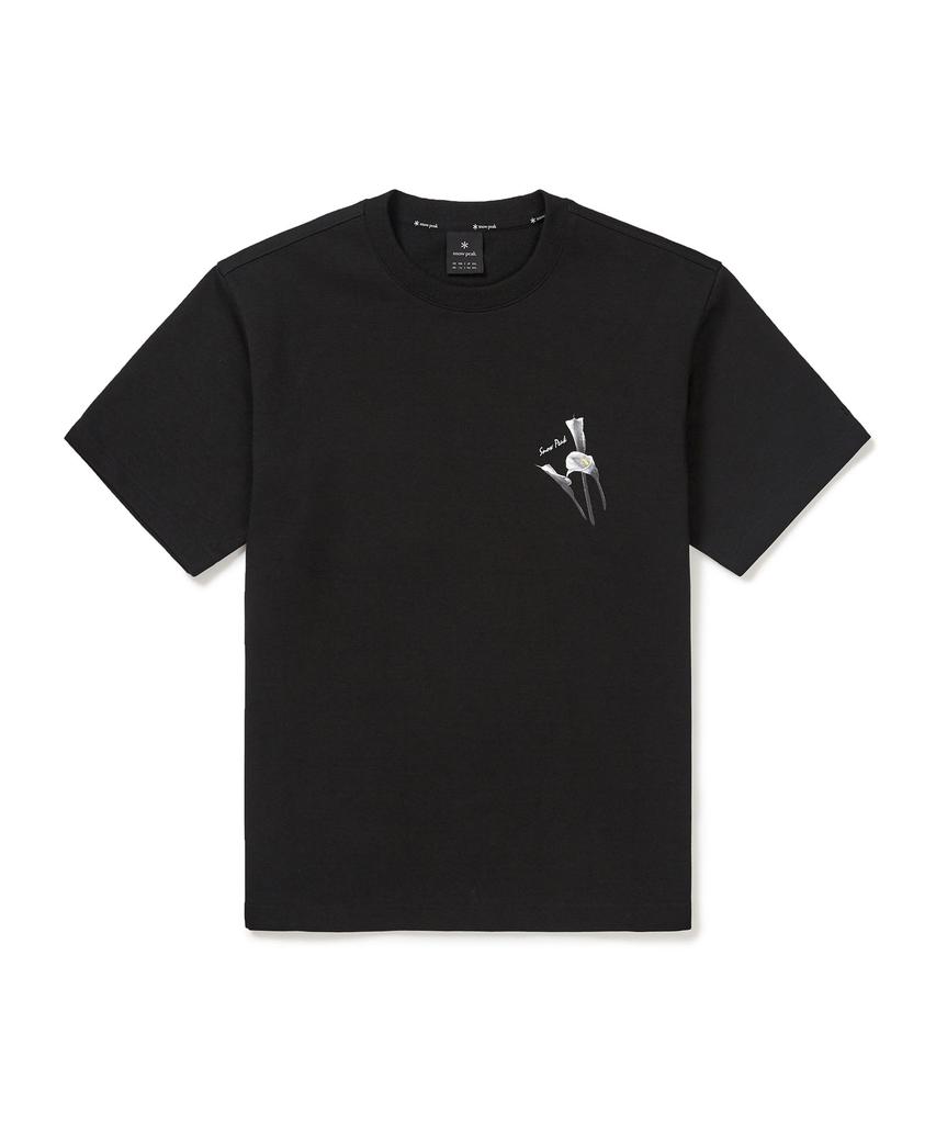 SNOWPEAK APPAREL Collared Graphic Short Sleeve T-Shirt (S24Fmfts34) Black