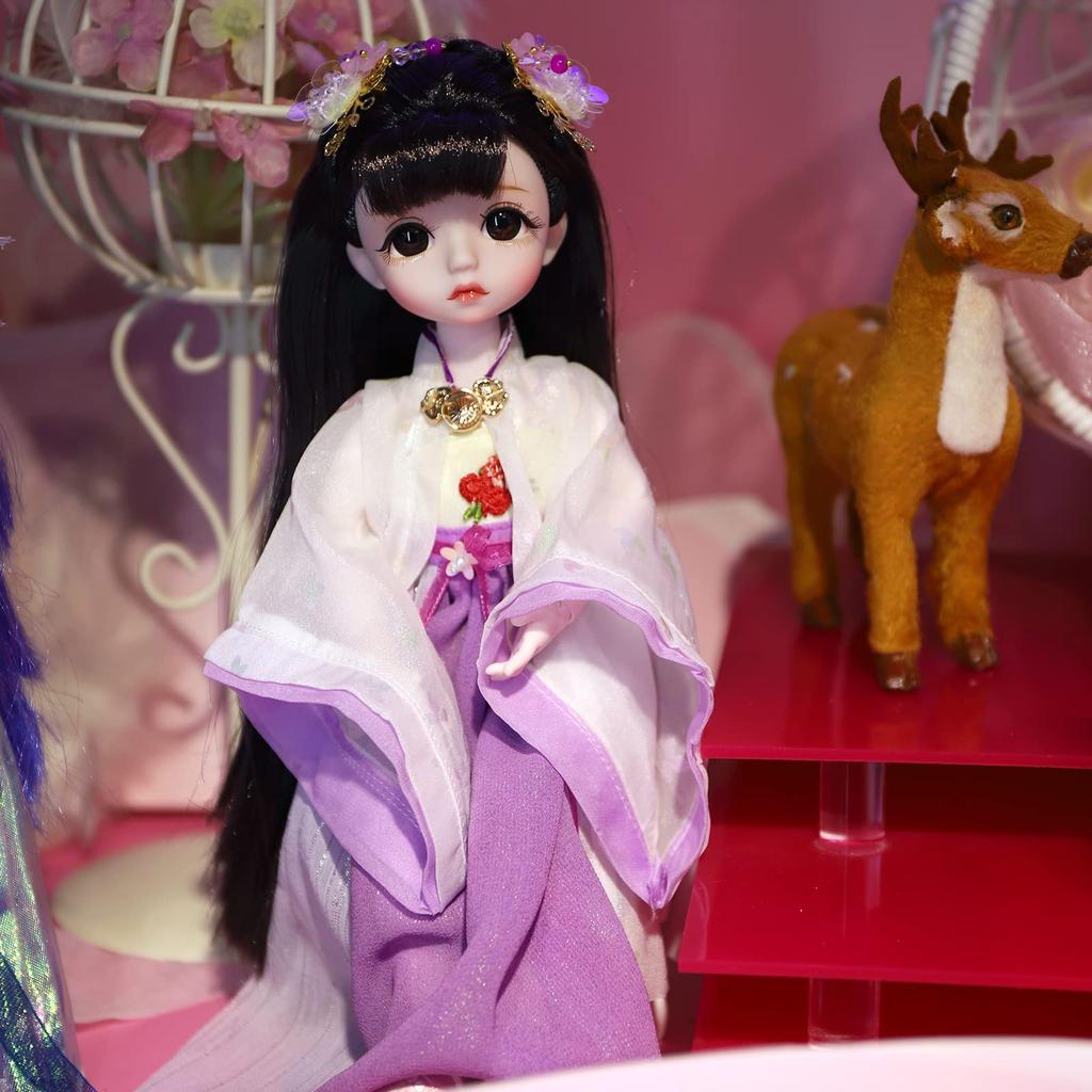 ICY Fortune Days 28cm BJD Angel Series 28 Ball Jointed Full Set of Clothes and A Great Gift for Girls Ages 1/6 Doll, Doll, Shoes, 6+ (Sunny)