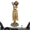 Hawaiian Dashboard Doll Dancing Girl Ornament Mini Hawaiian Grassdress Dance Girl Decoration Car Dashboard Doll Ornament
