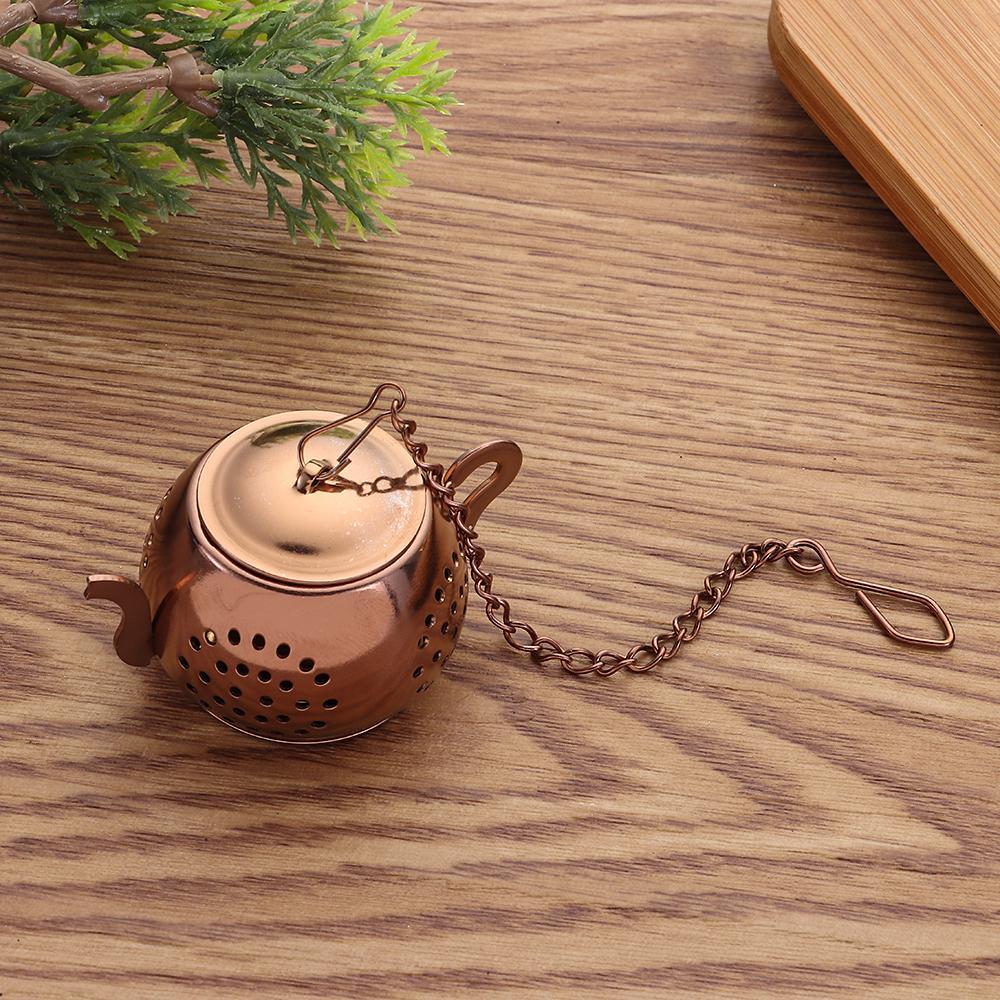 Durable Stainless Steel Kitchen Gadget Herbal Spice Filter Tea Strainer Diffuser Tea Infuser