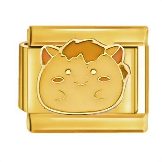 Gold Cartoon Character Titanium Steel Elastic Bracelet