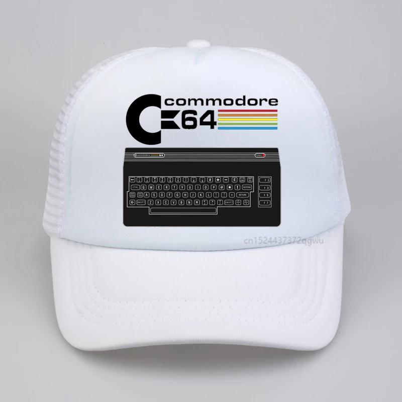 Commodore 64 Baseball Cap Summer Unisex Women Casual Sun Hats Fashion Mesh Adjustable Snapback Hat Gorras