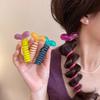 Modische Zopf-Gummibänder Herz-Haarseil Telefonkabel-Haargummis Scrunchies Haarbänder Mädchen-Accessoires