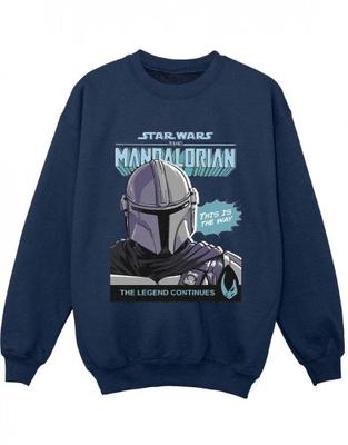 Star Wars The Mandalorian Boys Mando Comic Cover Sweatshirt