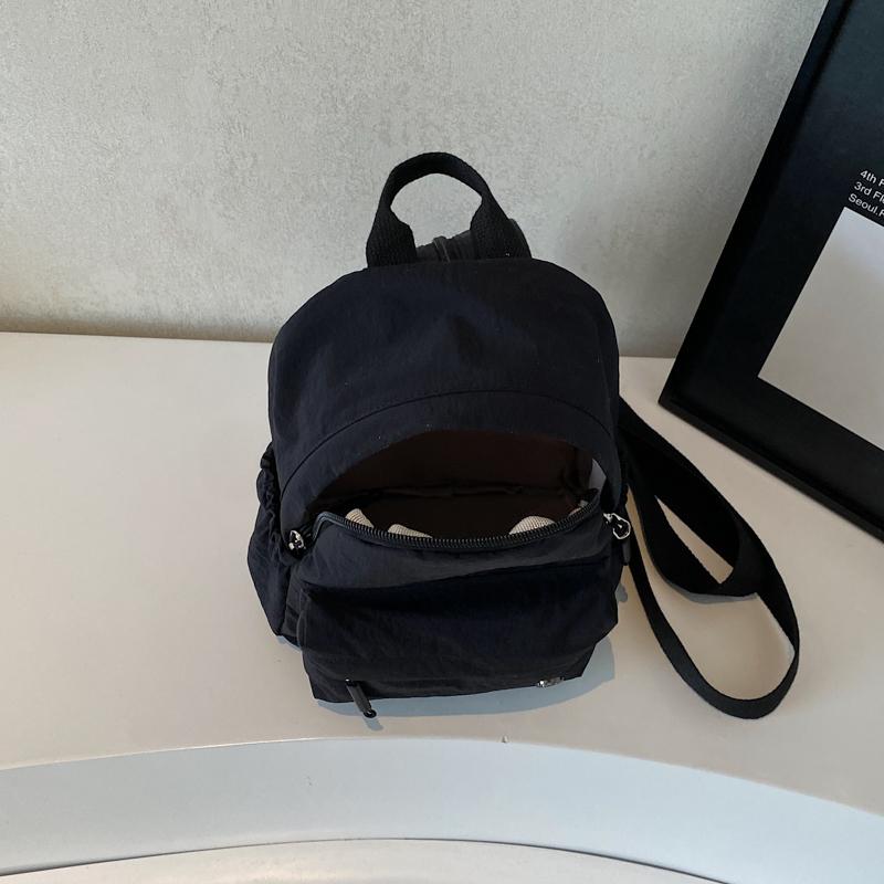 Backpack Women's Multi-use Single-shoulder Lightweight Solid Color Mini Backpack Sport Chest Bag