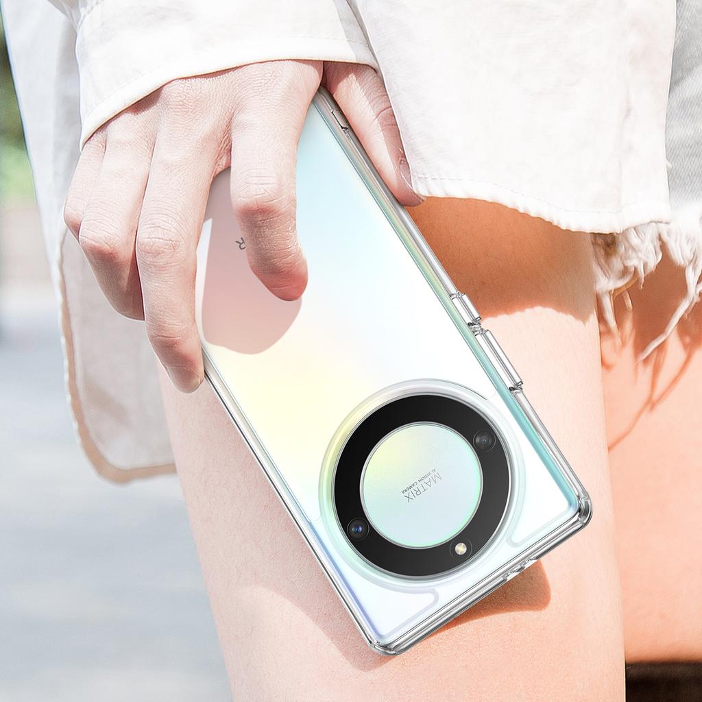 For Honor X40 5G/X9a 5G/Magic5 Lite 5G Case Anti-scratch Clear Phone Cover (Big Rear Lens Hole)