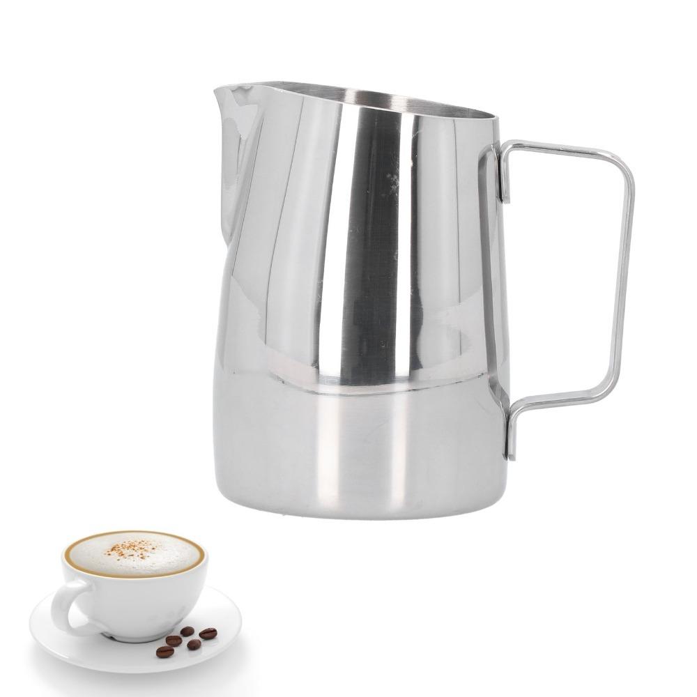 Oblique Mouth Coffee Frothing Pitcher 400ml/13oz Capacity Espresso Milk Pitcher  For Coffee Barista