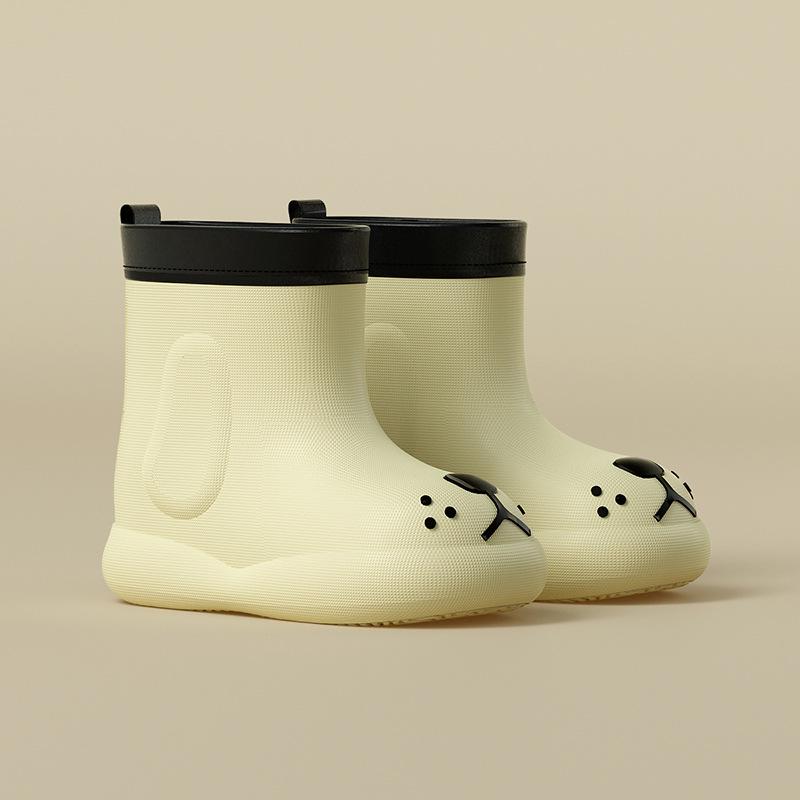 

Xingfu Mary Kids EVA Cartoon Waterproof Rain Boots 165mm inner length грязно-белый