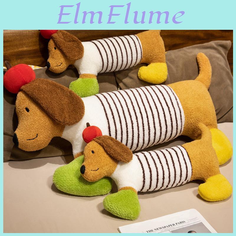 Cuscino Giocattolo Peluche Bassotto con Imbottitura in Cotone PP per Regalo e Arredamento Camera da Letto